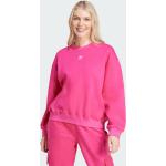 Pinke Sporty adidas Essentials Sweaters i Fleece Størrelse XL til Damer på udsalg 