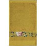 Essenza Fleur - Gæstehåndklæde - 30x50 cm - Gul - 100% Bomuld - Håndklæder fra Essenza