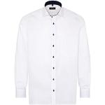 Hvide Klassiske eterna Langærmede skjorter i Bomuld Button down Med lange ærmer Størrelse XL på udsalg 