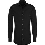 Sorte eterna Langærmede skjorter i Poplin Button down Med lange ærmer Størrelse XL 