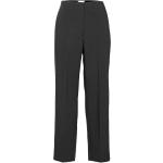 Evie Classic Trousers Bottoms Trousers Straight Leg Black Second Female