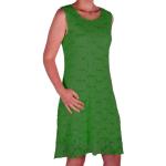 Grønne Korte Aftenkjoler i Blonde med U-udskæring Uden ærmer Størrelse 3 XL med Stretch med Blomstermønster til Damer 