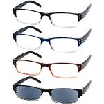 Flerfarvede Klassiske Damebriller Størrelse XL 