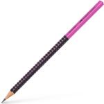 Faber-Castell grip blyant, black/pink