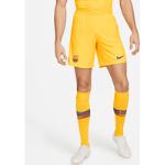 FC Barcelona 2023/24 Match Fourth Nike Dri FIT ADV fodboldshorts til mænd gul