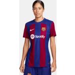Blå FC Barcelona Nike Dri-Fit Fodboldtrøjer Størrelse 3 XL med Striber til Herrer 