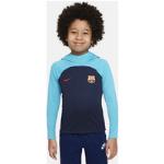 Blå FC Barcelona Nike Academy Sweatshirts til børn 