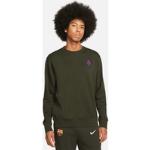 Grønne FC Barcelona Nike Sweatshirts i Fleece Størrelse XL til Herrer 