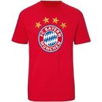 Røde FC Bayern München F.C. Bayern München T-shirts med tryk Størrelse XXL til Herrer 