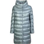 Blå HERNO Parka coats Størrelse XL til Damer på udsalg 