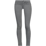 Grå Fifty Four Lavtaljede jeans i Læder Størrelse XL til Damer 