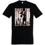 Fight The Dead Fear The Living Ii T-Shirt - Rick Grimes The Walking Dead T-Shirt Sizes S - 5xl (xl)
