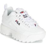 Hvide Fila Disruptor Chunky Sneakers Hælhøjde op til 3 cm Størrelse 29 til Børn på udsalg 