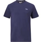 Blå Fila T-shirts med tryk i Bomuld med rund udskæring Størrelse XL til Herrer 