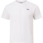 Hvide Fila T-shirts med tryk i Bomuld med rund udskæring Størrelse XL til Herrer på udsalg 
