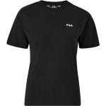 Sorte Fila Økologiske Bæredygtige Kortærmede t-shirts i Bomuld med korte ærmer Størrelse XL til Damer 