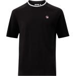 Sorte Fila T-shirts med rund hals i Bomuld med rund udskæring med korte ærmer Størrelse XL til Herrer 