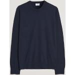 Blå Filippa K Cotton Merino Økologiske Bæredygtige Sweaters i Bomuld Størrelse XL til Herrer 