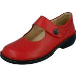 Røde Klassiske Finn Comfort Loafers Størrelse 35 til Damer 