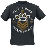 Five Finger Death Punch Brass Knuckles - Chevron T-Shirt black L