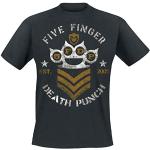 Five Finger Death Punch Brass Knuckles - Chevron T-Shirt schwarz S