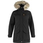 Sorte FJÄLLRÄVEN Nuuk Parka coats i Fleece Størrelse XL til Damer 