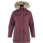 Røde FJÄLLRÄVEN Nuuk Parka coats i Fleece Størrelse XL til Damer 
