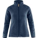 Blå FJÄLLRÄVEN Efterårs Sweaters i Fleece Størrelse XL til Damer på udsalg 