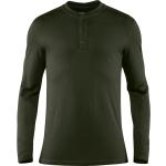 Grønne FJÄLLRÄVEN Forest Langærmede t-shirts i Merino Med lange ærmer Størrelse XL 