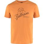 Orange FJÄLLRÄVEN Økologiske Bæredygtige T-shirts Størrelse XL til Herrer 