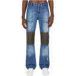 Blå Flared Bootcut jeans i Bomuld Størrelse XL til Herrer på udsalg 