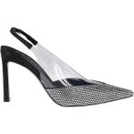 Grå Elegant SERGIO ROSSI Sommer Slingback sandaler Størrelse 38.5 til Damer på udsalg 