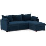 Blå Chaiselong sofaer til 3 Personer på udsalg 