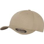 Flexfit 5 Panel Baseball Cap – Unisex Hat, Cap for Men and Women, Plain Base Cap, All-Round Closed, beige, s-m