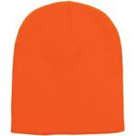 Orange Flexfit Beanie Størrelse XL til Herrer på udsalg 