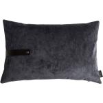 Fløjl Pudebetræk Home Textiles Cushions & Blankets Cushion Covers Grey Louise Smærup