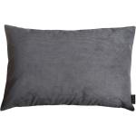 Fløjl Pudebetræk Uden Strop Home Textiles Cushions & Blankets Cushion Covers Grey Louise Smærup