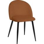 Flora - Polstret Bronze stol i fløjl