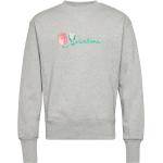 Flower Logo Sweatshirt Tops Sweatshirts & Hoodies Sweatshirts Grey Soulland