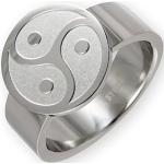 Fly Style Stainless Steel Ring - Whip Wheel Triskele Seal - Rings for Men and Women, Stainless Steel