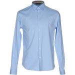 Blå AQUASCUTUM Langærmede skjorter i Bomuld Størrelse XL til Herrer på udsalg 