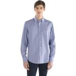 Blå Herreskjorter i Bomuld Størrelse XL med Prikker 