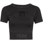 Sorte Puma Kortærmede t-shirts med korte ærmer Størrelse XL 