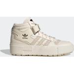 Hvide adidas Forum Sneakers med velcro i Læder Med snøre Størrelse 36.5 til Damer på udsalg 