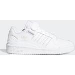 Hvide adidas Forum Sneakers i Læder Med snøre Størrelse 37.5 til Børn 