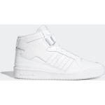 Hvide adidas Forum Høje sneakers i Læder Med snøre Størrelse 36 til Herrer på udsalg 