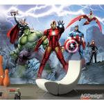 Flerfarvede Avengers Fototapet på udsalg 