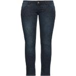 Blå Fracomina Lavtaljede jeans i Bomuld Falmede Størrelse XL til Damer på udsalg 