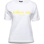 Hvide Fracomina Kortærmede t-shirts i Jersey med rund udskæring med korte ærmer Størrelse XL til Damer 