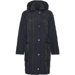 Marineblå InWear Vinter Parka coats Størrelse XL til Damer på udsalg 